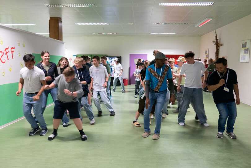 Beim 'Dance & Movement' Workshop der 'spiriNIGHT' wurde ausgelassen getanzt.