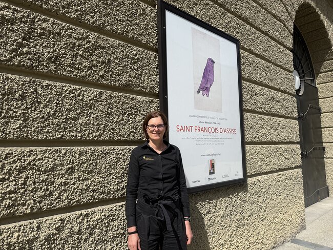 Mit Domkapellmeisterin Andrea Fournier auf den Spuren von Franz von Assisi in Salzburg.
