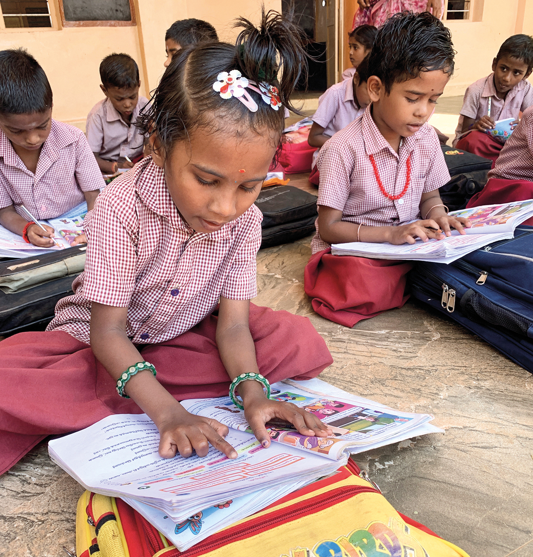 Bildung ist Zukunft. Den Sprung aus der Armut in den südindischen Dörfern schafft nur, wer lesen, schreiben und rechnen kann. 