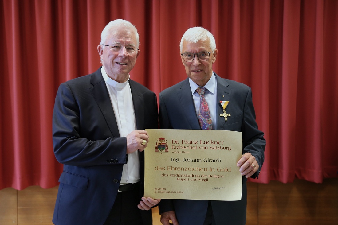 Erzbischof Franz Lackner (l.), Johannes Girardi