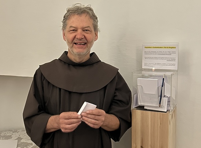 RB/Johannes Hablas Pater Fritz Wenigwieser, Provinzialminister der Franziskaner.