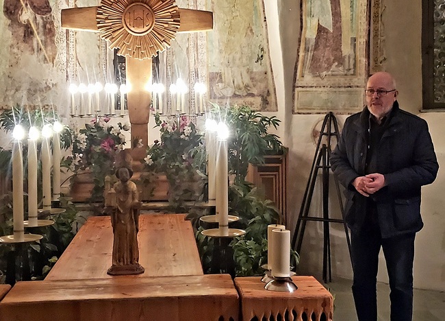 Michael Neureiter sprach in St. Michael über den heiligen Wolfgang.