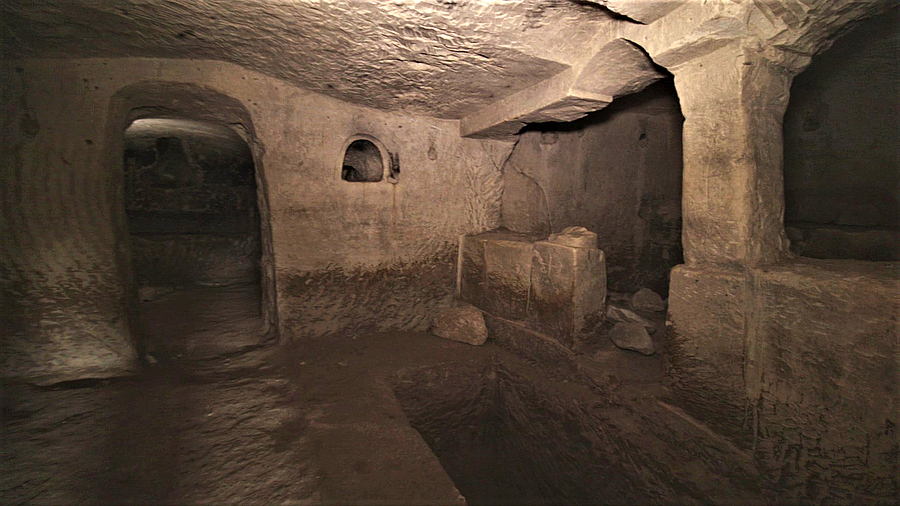 Die Grabanlage, in der laut jüngsten archäologischen Erkenntnissen Salome zur Ruhe gebettet wurde.