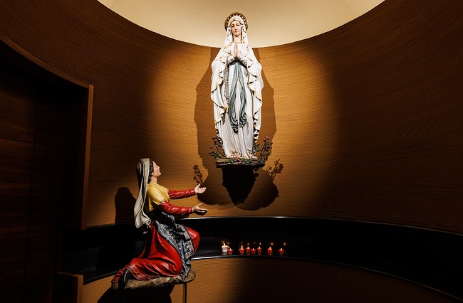 Lourdesgrotte in Graz-Mariatrost. 