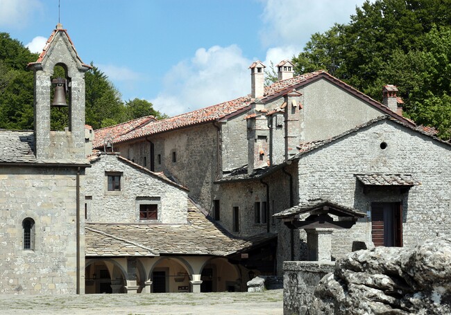 Der franziskanische Ort schlechthin: Das Kloster La Verna. 