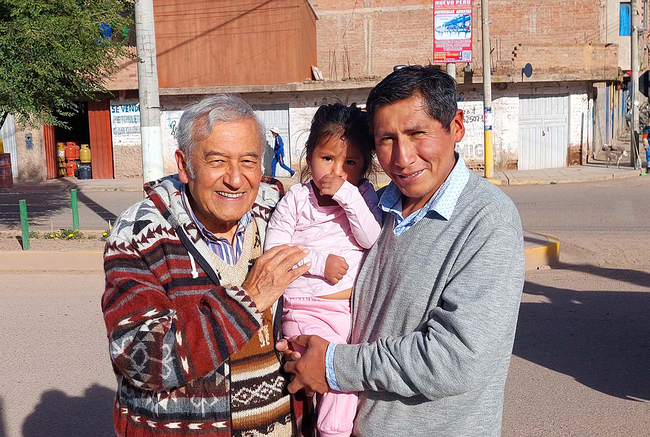 Hoffnungsträger tausender Menschen in Peru, Projektpartner von Sei So Frei und diesjähriger Romero-Preisträger: Luis Zambrano.