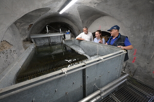 Strom aus dem Almkanal: Die Turbine in der Festungsgasse liefert erneuerbare Energie für die Erzdiözese.