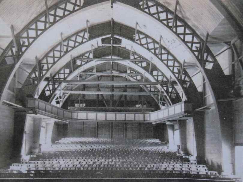 RB/Passionsspielverein Thiersee Blick ins Passionsspielhaus im Jahr 1927.
