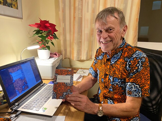 Einen Laptop und einen Kopf voller Ideen – mehr brauchte Anton Wintersteller nicht, um sein Buch „Meine Reise nach Afrika“ zu schreiben.