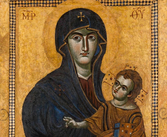 Die bedeutendste Marienikone Roms: Salus Populi Romani.