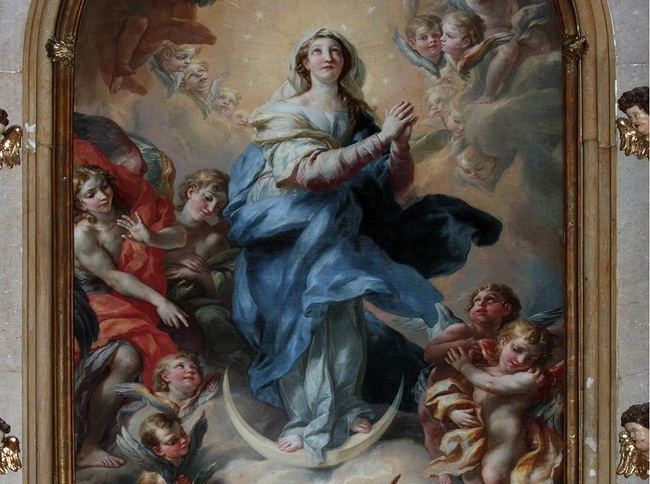 Maria Immaculata, Flachau, Hochaltarbild