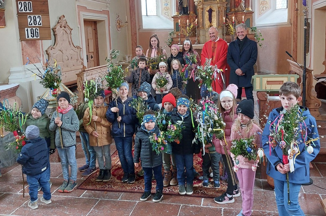 Palmsonntagsimpression aus der Pfarre Embach im Pinzgau.