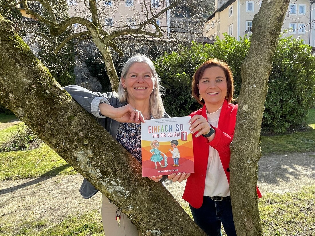 Die zwei Pädagoginnen Barbara Schwarzenbacher aus Elixhausen und Christine Neureiter-Schlack aus Kuchl