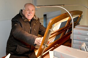 Franz Bruckmoser begeistert auch noch mit 90 Jahren mit seinem Orgelspiel in der Pfarrkirche Niederalm.