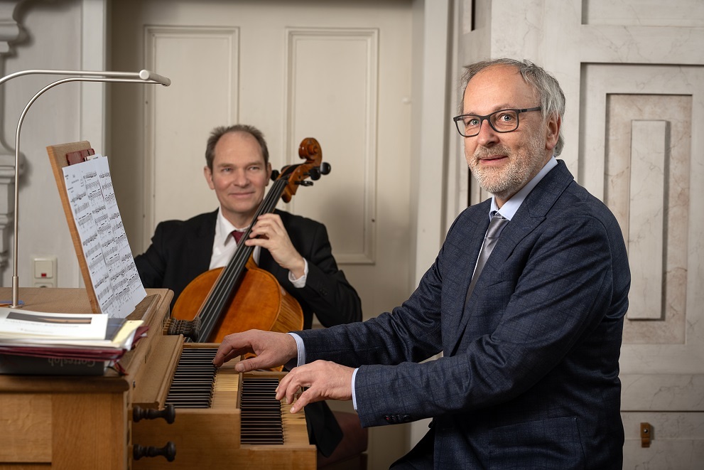 Andreas Gassner (r.) ist nicht nur organisatorisch, sondern auch persönlich kirchenmusikalisch aktiv.