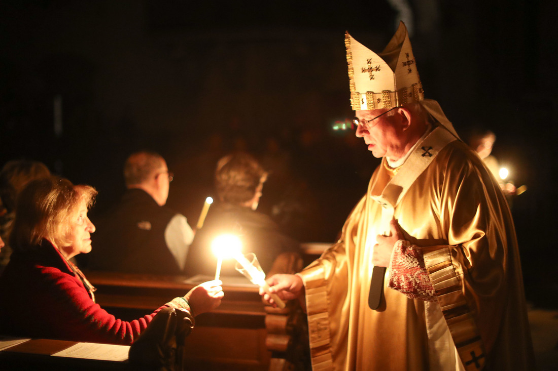 Osterfeier im Dom zu Salzburg
Salzburger Dom
Erzbischof Franz Lackner
Foto: Franz Neumayr     20.4.2019