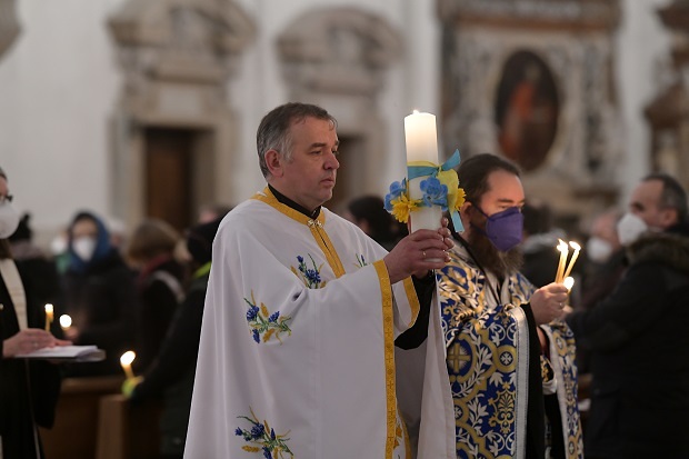 Vitaliy Mykytyn, Pfarrer der ukrainischen griechisch-katholischen Gemeinde in Salzburg.