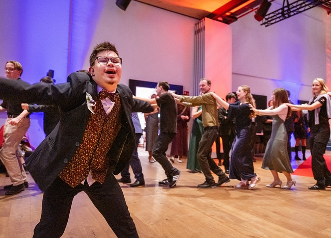 Ausgelassene Stimmung auf der Tanzfläche.