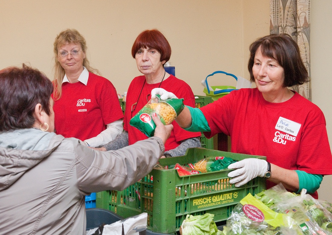Caritas-Mitarbeiterinnen in der Erzdiözese Wien
