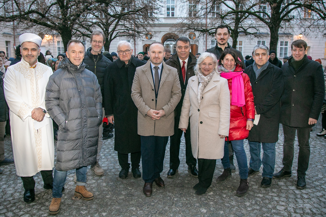 Friedensgebet im Schlosshof Mirabell 01.02.2026