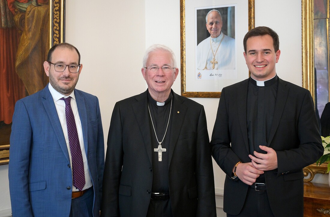 Martin Seidler, Erzbischof Franz Lackner, Johannes Lackner