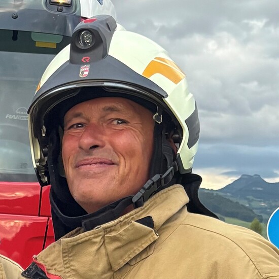 Feuerwehrkommandant Peter Schleifer