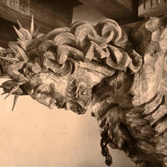 Das Haupt des Gekreuzigten.